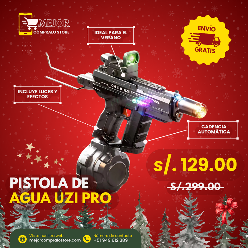 Pistola de Agua UZI Pro