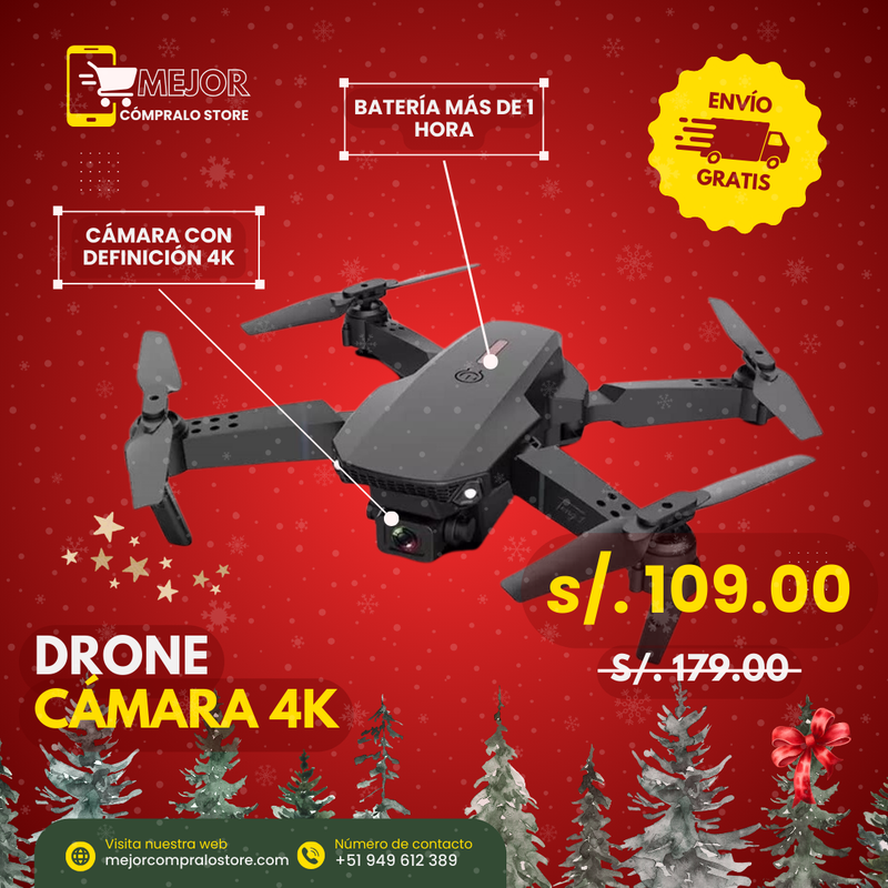 Drone Cámara 4K